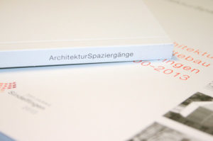 ArchitekturSpaziergänge Sindelfingen Buchgestaltung