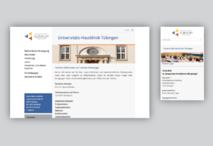 Hautklinik Tübingen Website