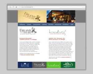 Uhlandstube Webdesign