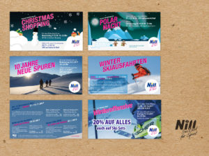 Referenz: Print-Mailings für Ski-Nill